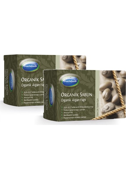 Organik Argan Yağlı Sabun 125 gr x 2 Adet
