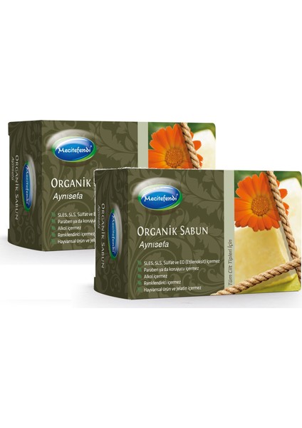 Organik Aynısefa Sabunu 125 gr x 2 Adet