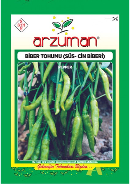 Süs Cin Biber Tohum
