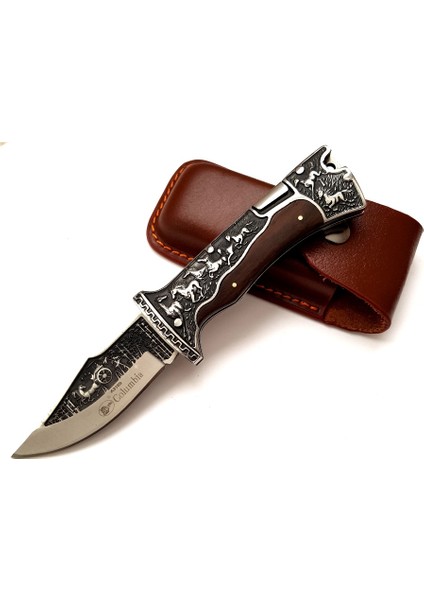 Ahşap Işlemeli Çakı Columbia A3188-2