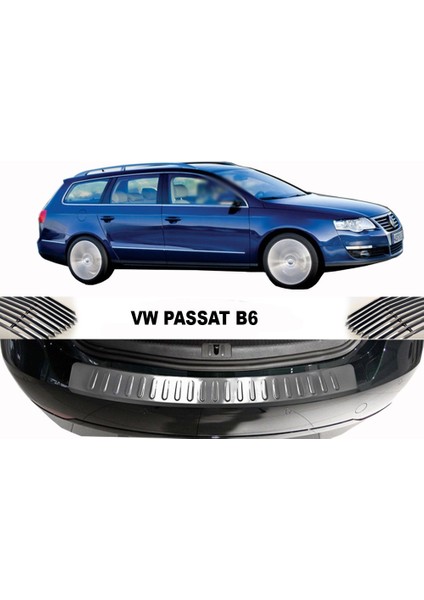 Volkswagen Passat 3C B6 Arka Tampon Eşiği Paslanmaz Çelik Sw 2005-2011 Modeller