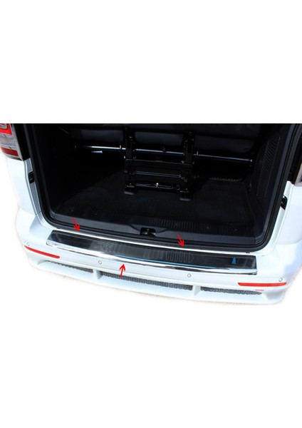 Volkswagen T5.5 Caravelle Arka Tampon Eşiği Pas.Çelik Formlu 2010-2015
