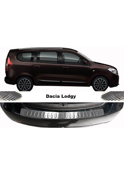 Dacia Lodgy Krom Arka Tampon Eşiği 2013-