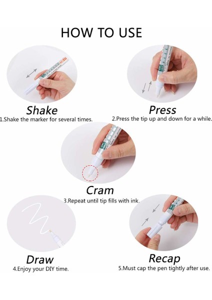 Paint Marker Çok Amaçlı Boya Kalemi Kp7-01 fiyatları