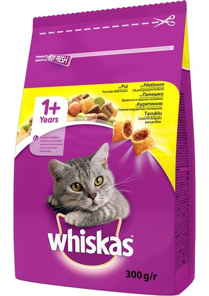 Tavuklu Sebzeli Yetişkin Kedi Maması 300 gr