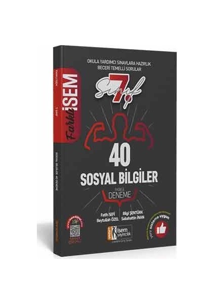 2020 Farklı 7. Sınıf Sosyal Bilgiler Tamamı Çözümlü 40 Fasikül Deneme