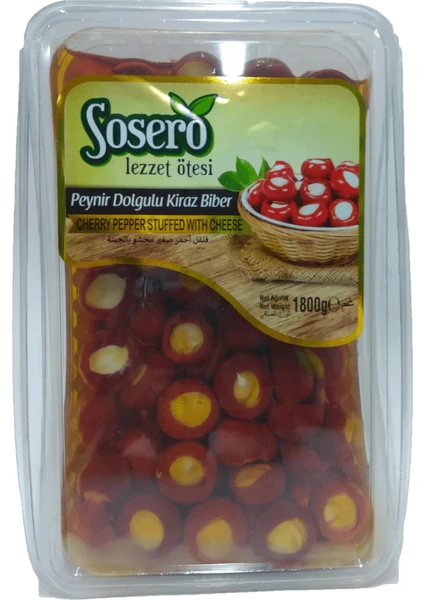 Peynir Dolgulu Kiraz Biber 1800 gr