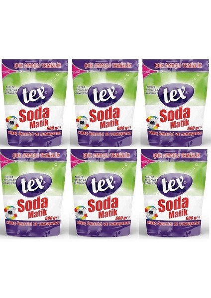 Soda Matik 600 gr 6'lı Set