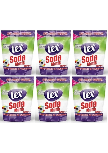 Soda Matik 600 gr 6'lı Set