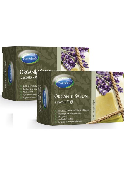 Organik Lavanta Yağlı Sabun 125 gr x 2 Adet