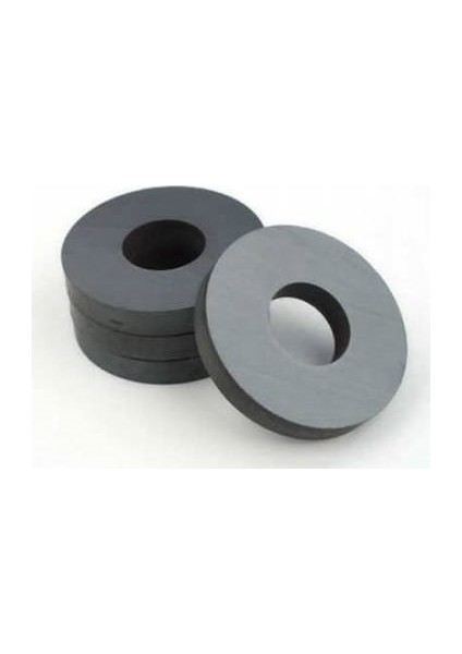 Mıknatıs 1 Adet 55 x 25 x 8 mm Ferrite Kömür Halka Mıknatıs Magnet fırsatları