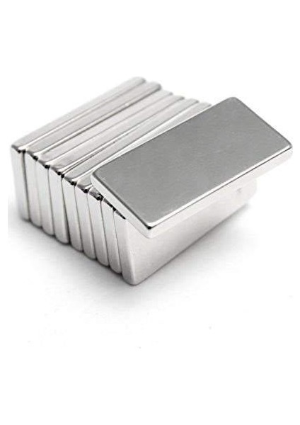 20x10x3 mm Süper Güçlü Neodyum Mıknatıs Magnet (5 Adet)