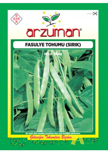 Sebze Sırık Fasulye Tohum 50 gr
