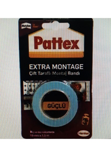 Henkel Pattex Tape Extra Montage Beyaz 19 Mm X 1.5 M fiyatları