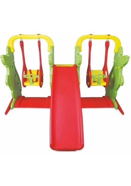 King Kids Kaydıraklı Salıncak Set B