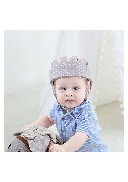 Bebek Kafa Koruma Emniyet Kaskı Ayarlanabilir Ölçü Gri fiyatları