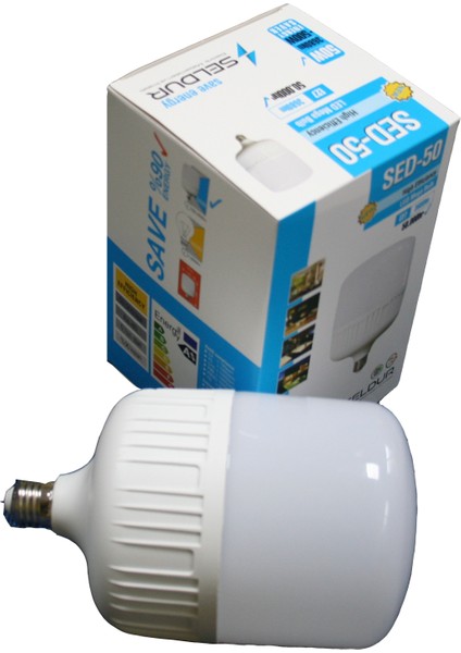 50W Büyük Boy Torch LED Ampul  E27 Duy