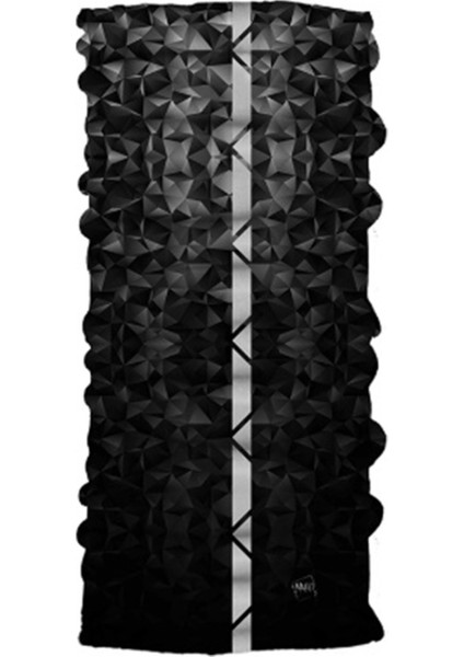 Reflektörlü Bandana Black Prism