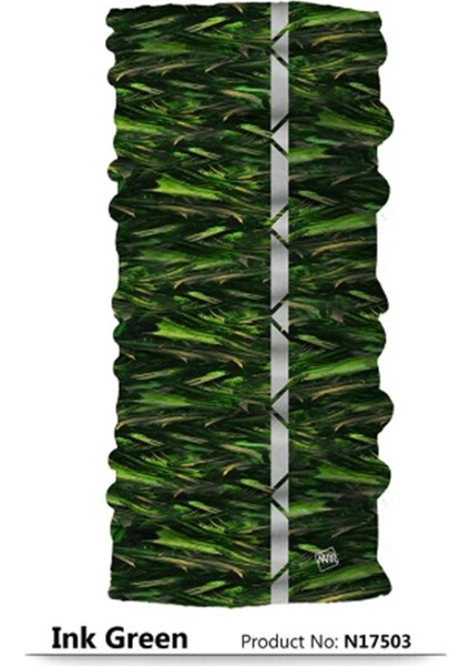 Reflektörlü Bandana Ink Green