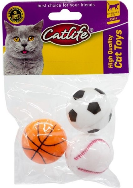 Zilli Kedi Oyuncağı 3'lü Paket Basket Toplu