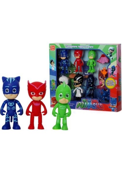 Kutulu Pj Masks-Pijamaskeliler 6 Lı Oyun Seti