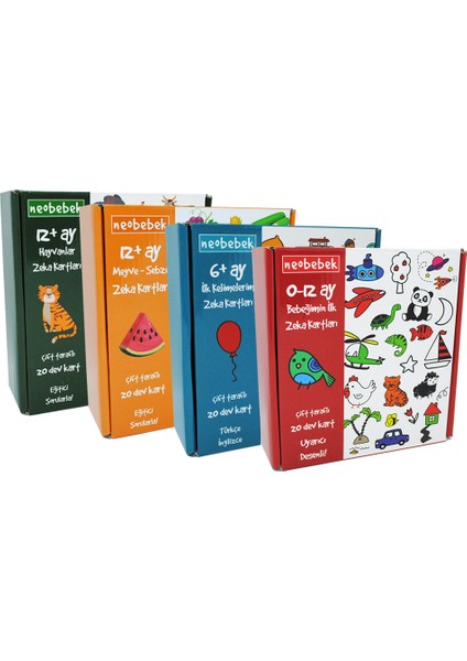 Tüm Zeka Kartları Seti 4 Kutu