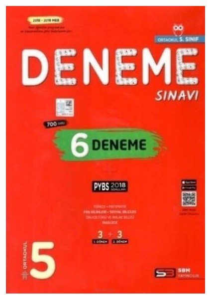 SBM Yayıncılık 5. Sınıf 6 Deneme