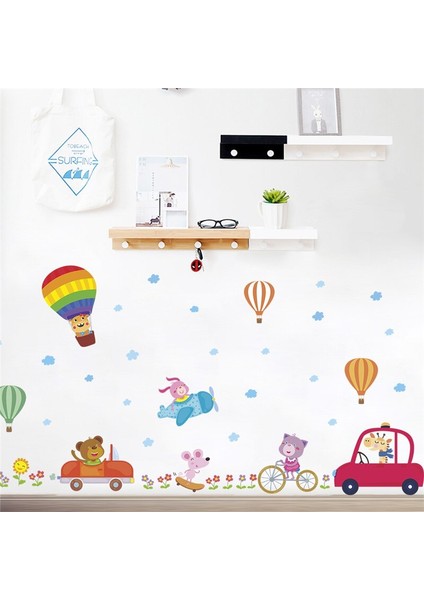 Sıcak Renkli Balonlar Çocuk Ve Bebek Odasi Duvar Parti Süsleme Sticker Pvc modelleri