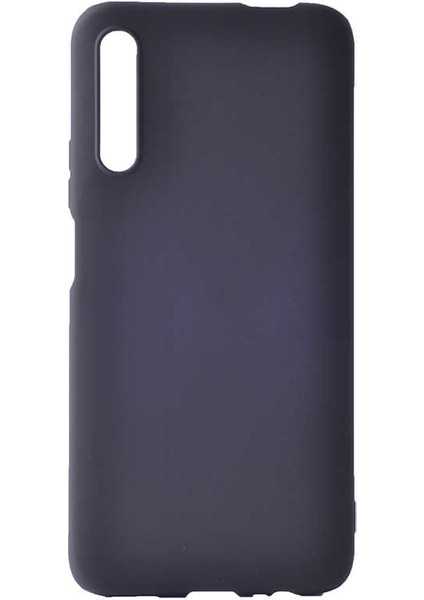 Huawei P Smart Pro 2019 Kılıf Mat Premium Silikon Kılıf Siyah