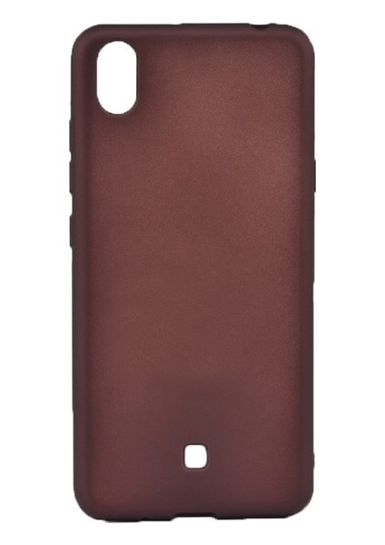 LG K20 2019 Kılıf Mat Premium Silikon Kılıf Bordo