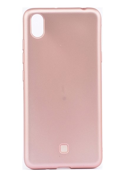 LG K20 2019 Kılıf Mat Premium Silikon Kılıf Rose
