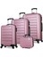 Ruby Abs 4'lü Travel Valiz Seti Rose Gold 1