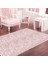 Kaymaz Taban Yıkanabilir Abstract Pudra Desenli Dijital Baskılı Halı RSP121 1