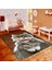 Kaymaz Taban Yıkanabilir Kedi Desenli Dijital Baskılı Halı RSP68 1