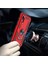 Huawei Honor 9X Kılıf Çift Katmanlı Tank Yüzüklü Mıknatıslı Vega Kapak + Nano Glass Siyah 3