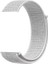 Apple Watch Uyumlu 44mm Kumaş CırtCırt Kordon Velcro Beyaz 1