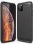 Apple iPhone 11 Pro Max Brushed Carbon Fiber Silikon Kılıf - Siyah 2