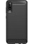 Samsung Galaxy A30s Brushed Carbon Fiber Silikon Kılıf - Siyah 1