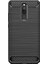 Xiaomi Redmi 8 Brushed Carbon Fiber Silikon Kılıf - Siyah 1