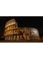 Gece Roma Kolezyum Fotoğraf Kanvas Tablo 2