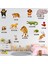 Kt Decoration Orman Hayvanları ve İsimleri Çocuk Odası Duvar Sticker 1