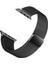 Apple Watch Uyumlu 5 40 mm Milanese Loop Kordon Siyah 1
