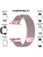 Apple Watch Uyumlu 5 40 mm Milanese Loop Kordon Rose Gold 4