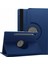 Samsung Galaxy Tab S6 10.6" T860 Kılıf 360 Rotating Stand Deri Lacivert 2