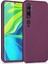 Matte Silicone Xiaomi Mi Note 10 Pro Kılıf Mor 2