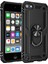Apple iPod Touch 6 Kılıf Military Ring Holder Siyah 2