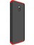 Xiaomi Redmi 8A Kılıf Double Dip 360 Protective Siyah - Kırmızı 1
