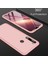 Xiaomi Redmi Note 8 Kılıf Double Dip 360 Protective Rose Gold 4