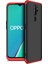 Oppo A9 2020 Kılıf Double Dip 360 Protective Siyah - Kırmızı 2