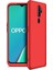 Oppo A9 2020 Kılıf Double Dip 360 Protective Kırmızı 2